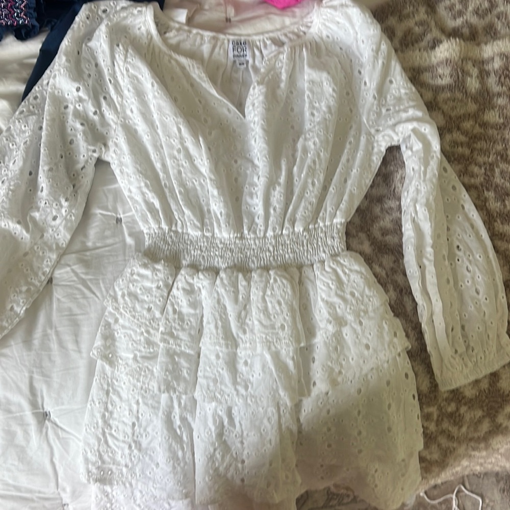 cfd white ilet dress